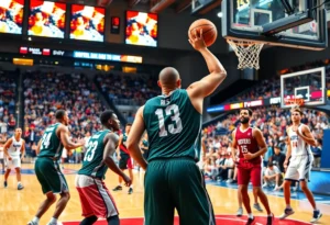Charlotte Hornets playing against Memphis Grizzlies during an NBA game