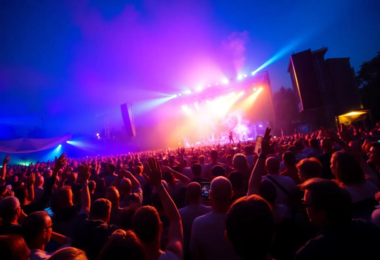 Audience enjoying Martin Sexton's live performance at a concert.