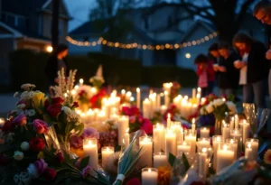 Community vigil in Memphis for a deceased employee