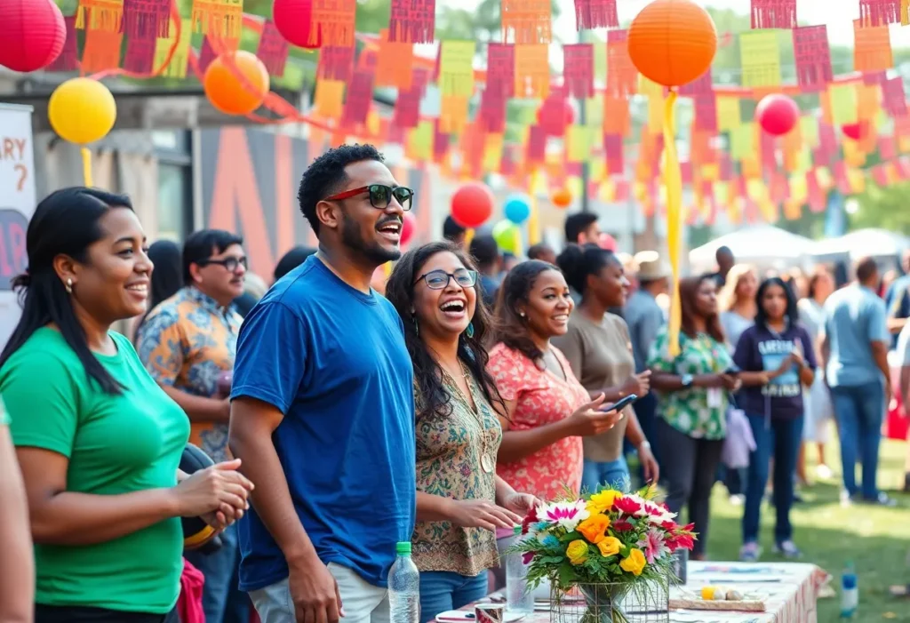A collage of events in Memphis showcasing community engagement.