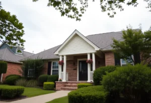 A suburban house in Memphis symbolizing the home selling process.