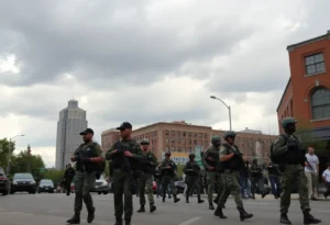 National Guard troops in Memphis addressing community concerns.
