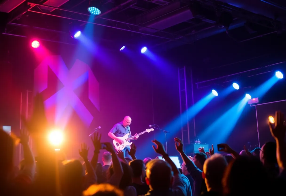The Memphis Rhythm Revue band performing live on stage
