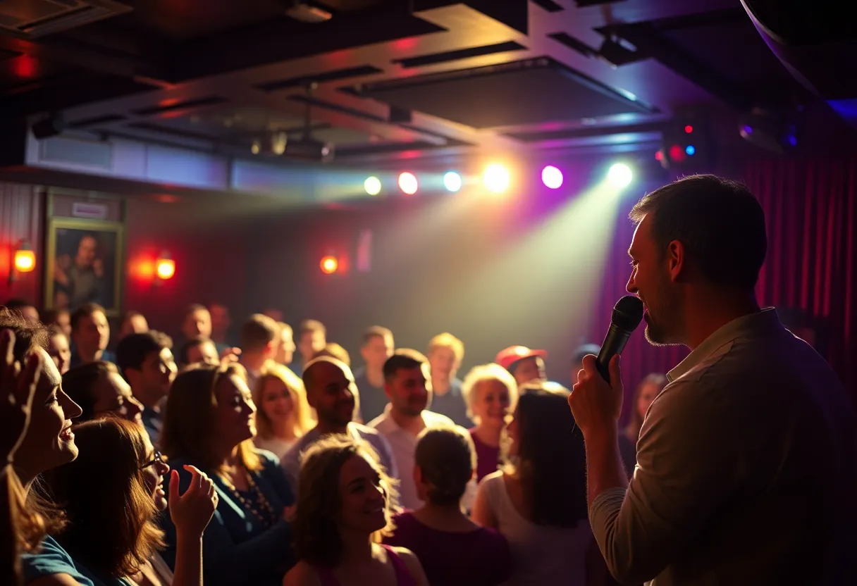 Comedy show at Zanies with audience enjoying the performance