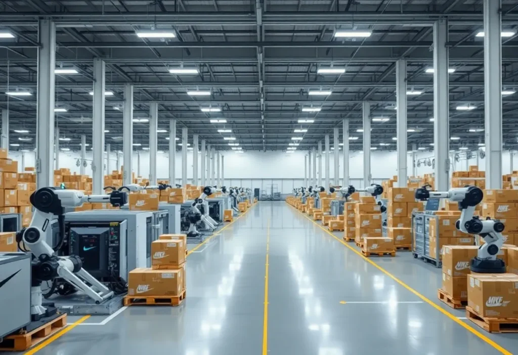 Automated Nike distribution center in Memphis