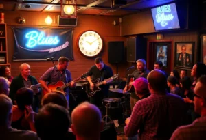 Rodd Bland performing at Rum Boogie Café