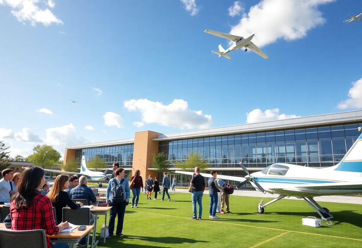 Christian Brothers University campus focused on aviation education.