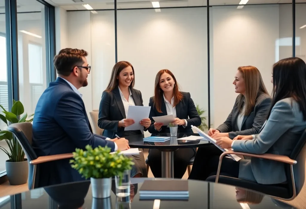 First Horizon Bank team discussing investment strategies