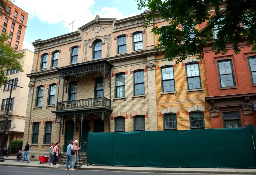 Restoration of a historic building in downtown Memphis