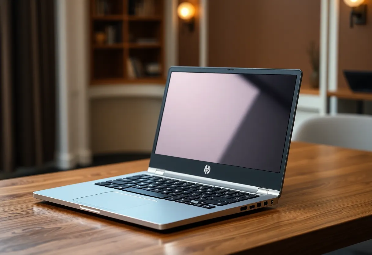 HP EliteBook 840 G5 laptop on a desk