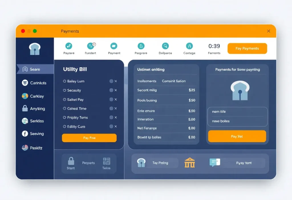 Screenshot of MLGW's new customer payment interface showcasing various payment options.