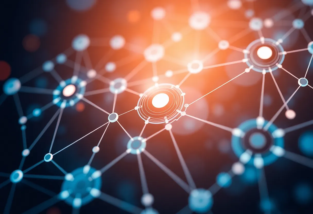 Visual representation of collaboration in the Tennessee Innovation Exchange