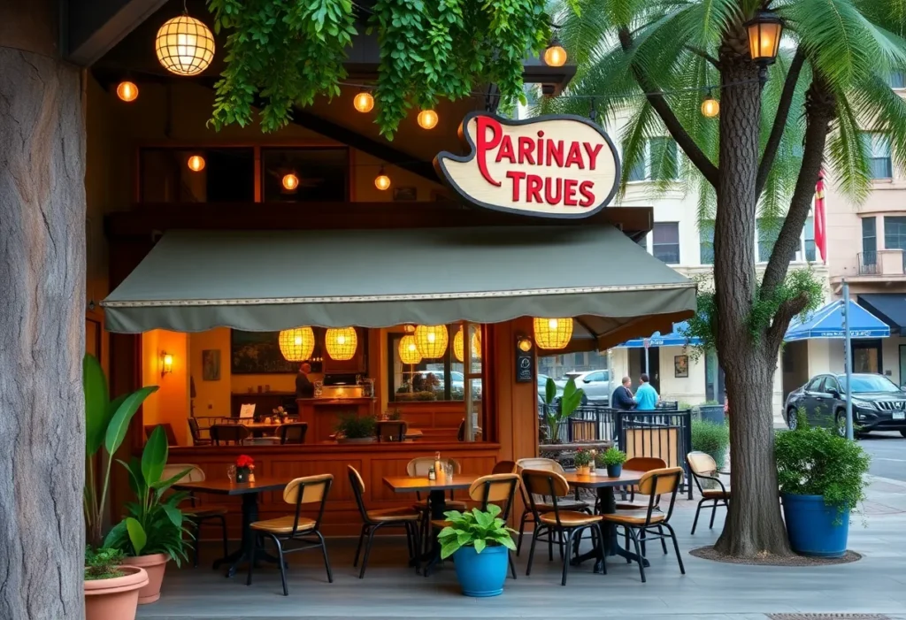 Exterior of Tsunami Restaurant in the Cooper-Young neighborhood of Memphis