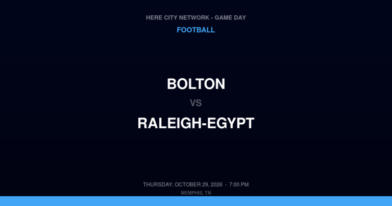 Bolton at Raleigh-Egypt