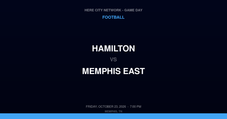 Hamilton 48, Memphis East 0