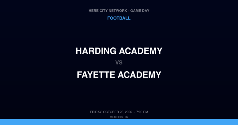 Harding Academy 0, Fayette Academy 35