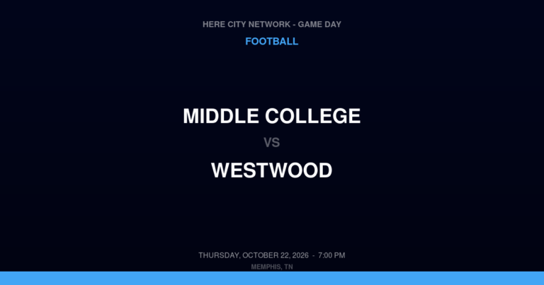 Middle College 38, Westwood 20